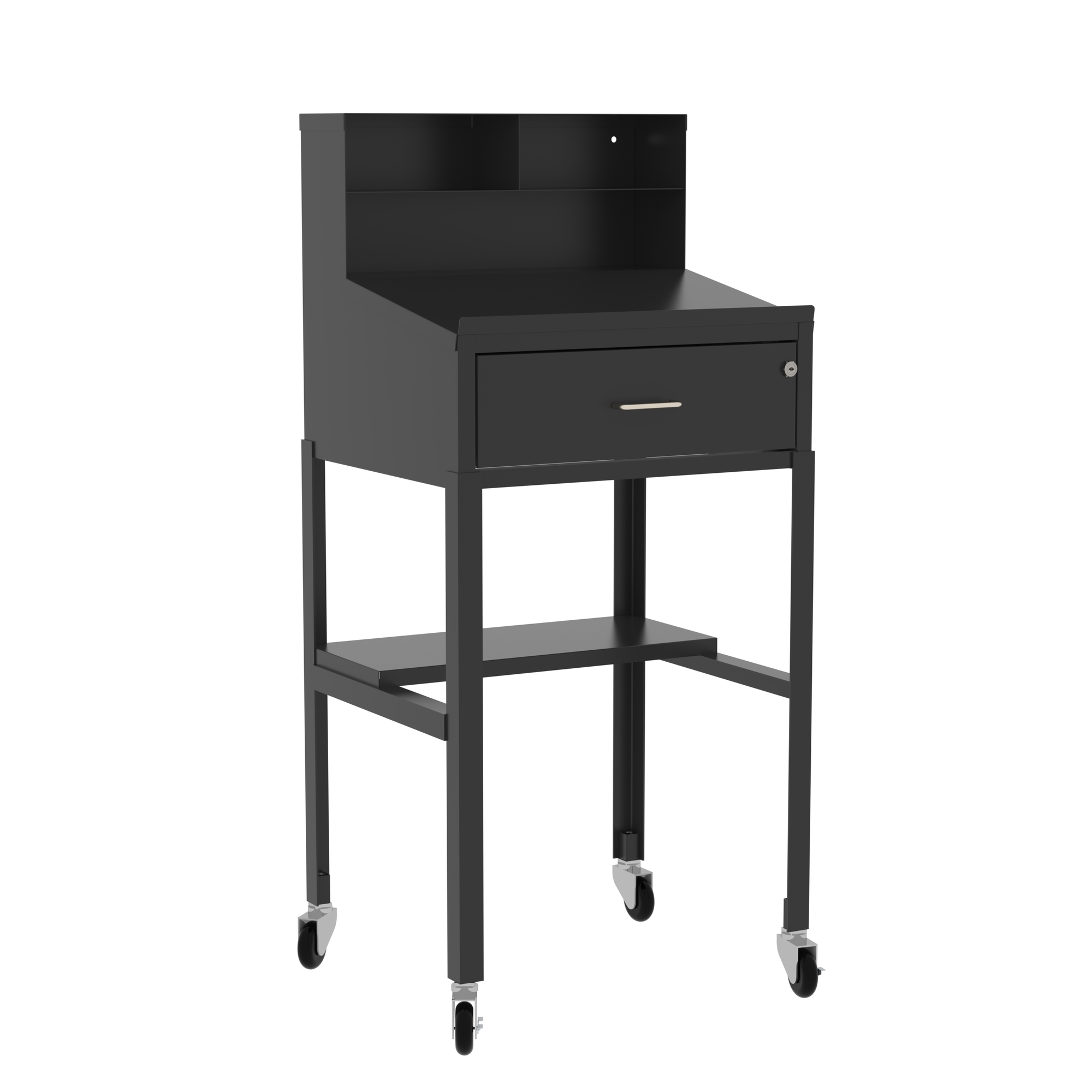 Valley Craft, Mobile Shop Desk, Width 23 in, Depth 20 in, Height 51 in, Model# F85827A0